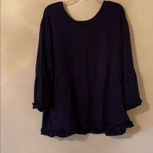 Navy blue top